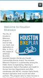 Mobile Screenshot of houstonbikeways.org
